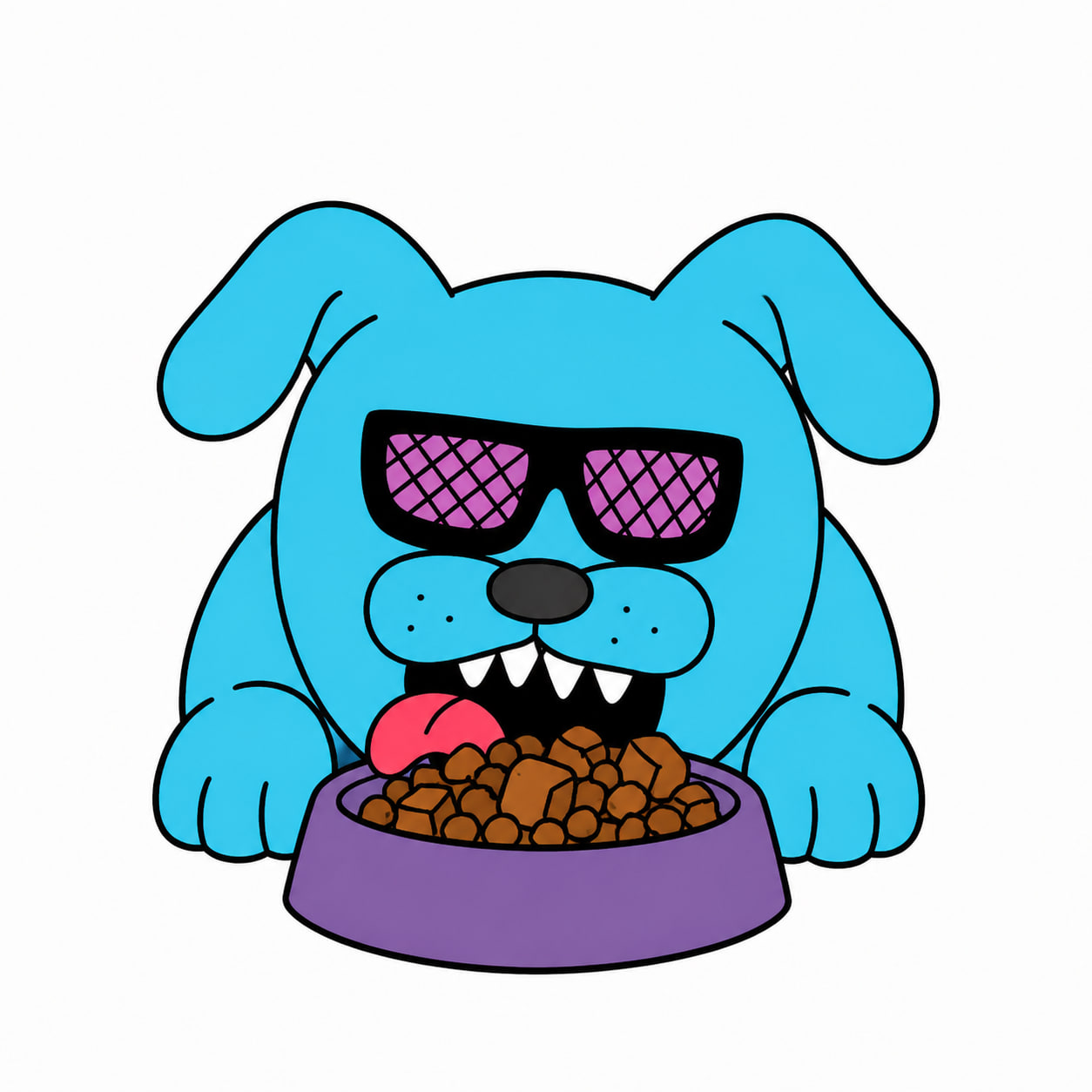 Barky with his bowl